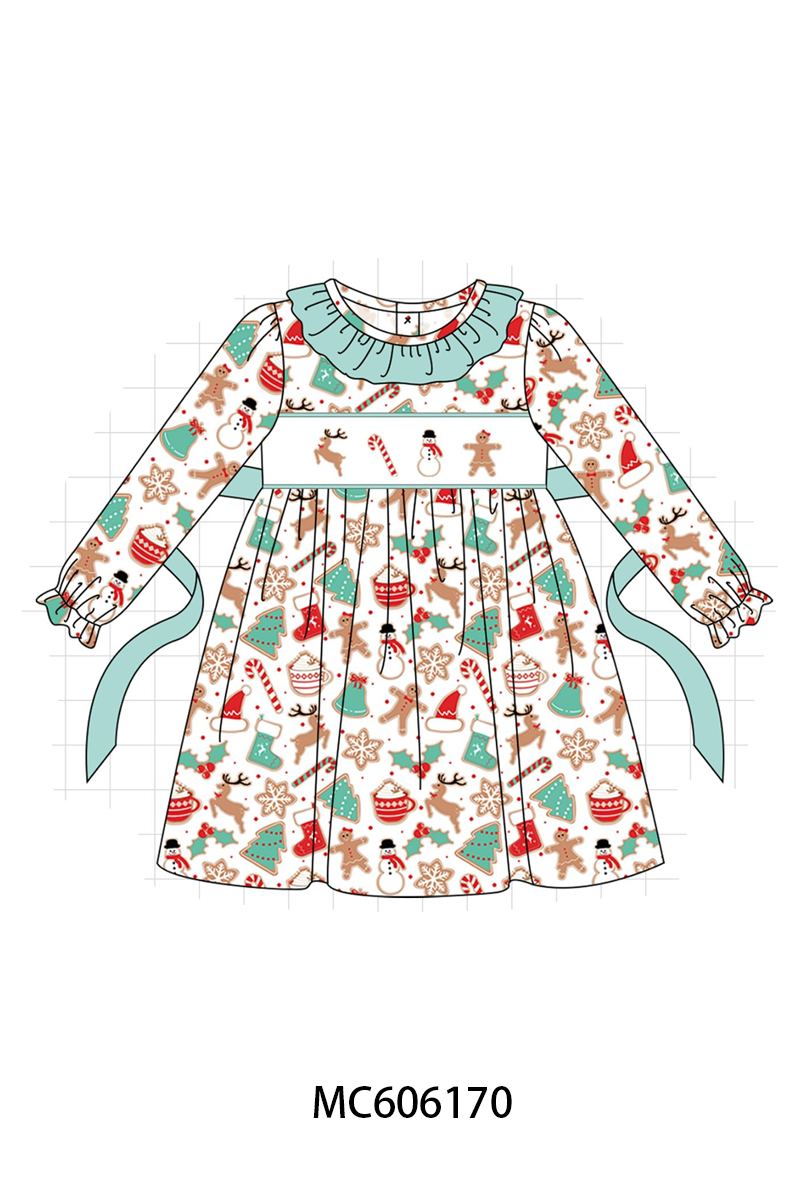 PO95 Mint christmas gingerbread embroidery collection- ETA December