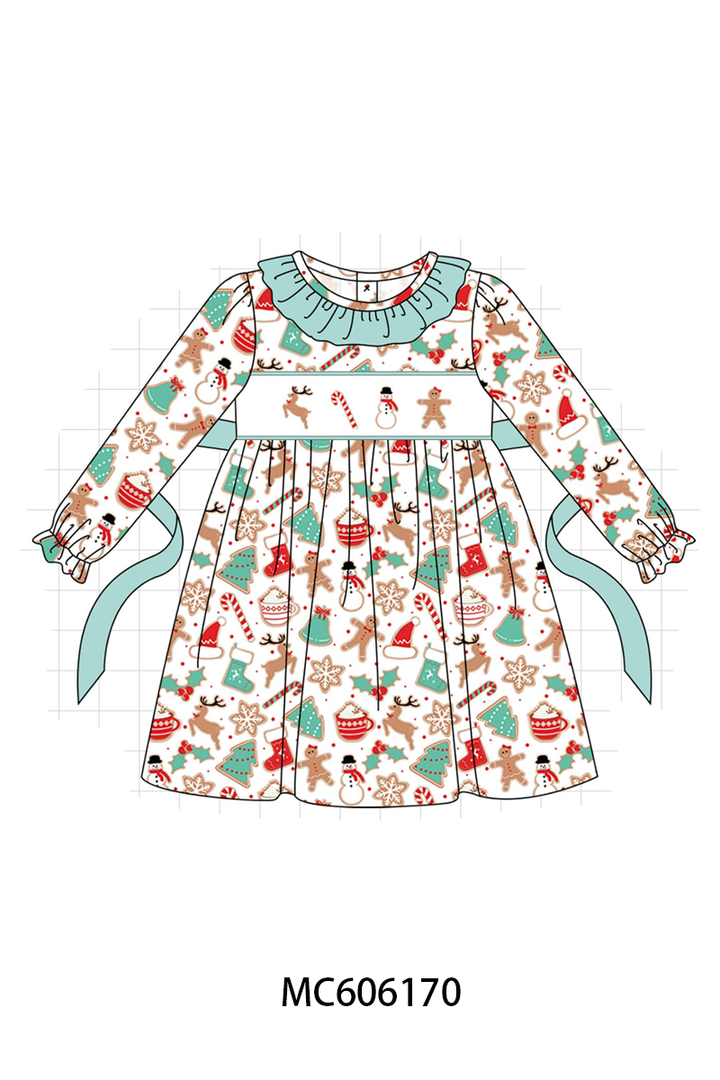 PO95 Mint christmas gingerbread embroidery collection- ETA December