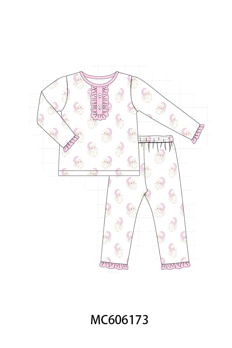 PO95 Blue&pink christmas santa claus pajama collection- ETA December