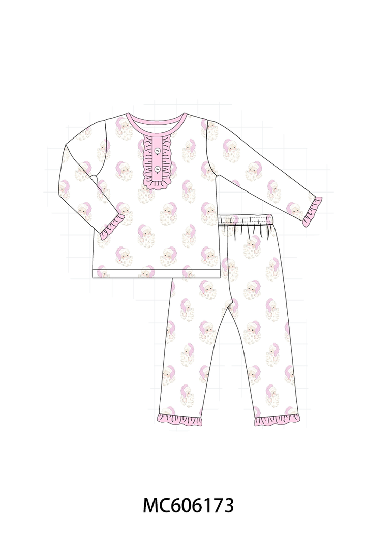 PO95 Blue&pink christmas santa claus pajama collection- ETA December
