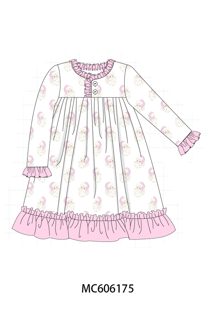 PO95 Blue&pink christmas santa claus pajama collection- ETA December