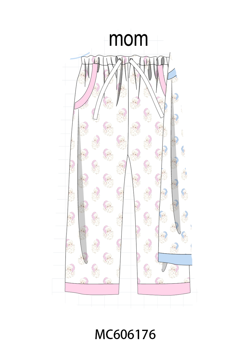 PO95 Blue&pink christmas santa claus pajama collection- ETA December