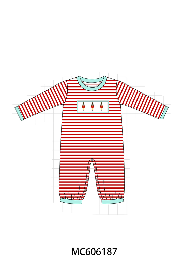 PO95 Pink nutcracker embroidery gingham collection- ETA December