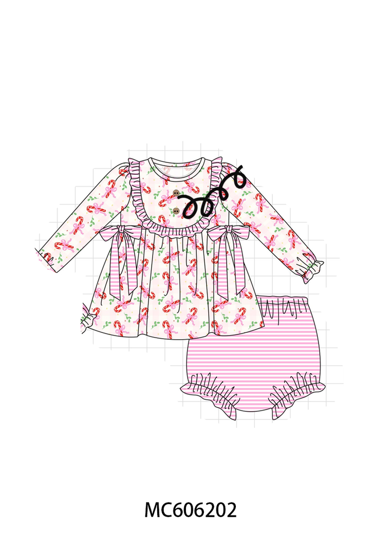 PO95 Pink christmas candy cane stripe collection- ETA December