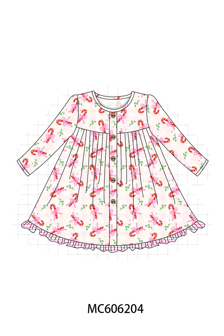 PO95 Pink christmas candy cane stripe collection- ETA December