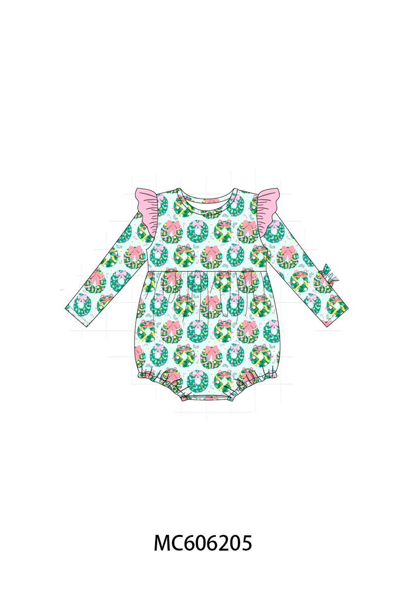 PO95 Green christmas wreath print collection- ETA December