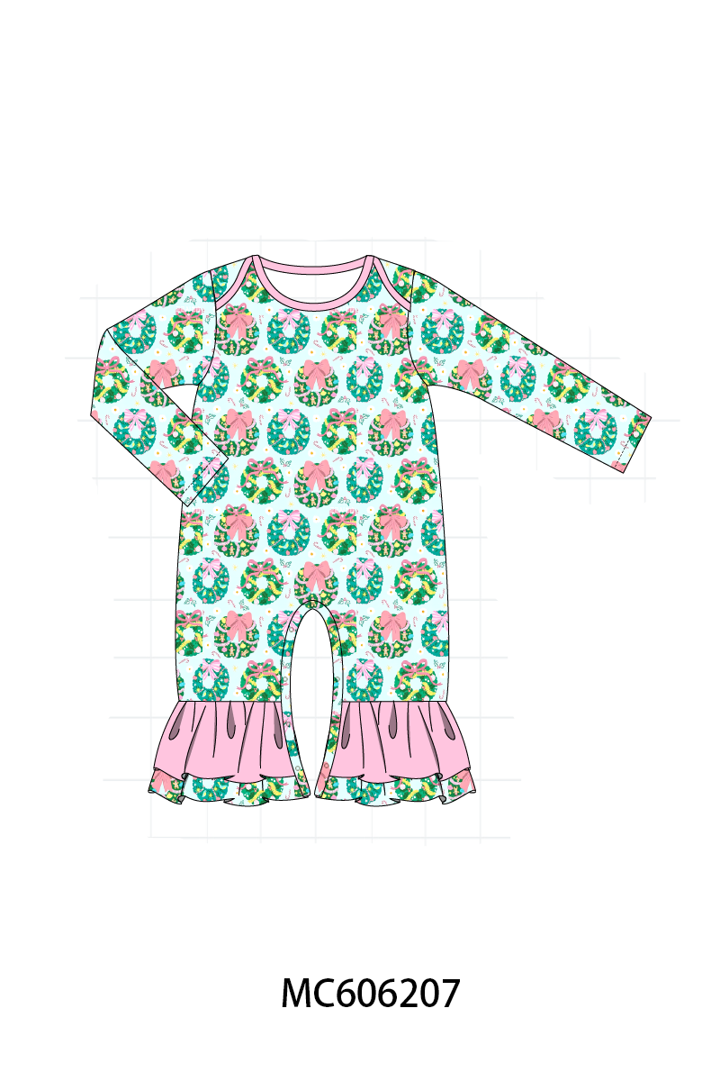 PO95 Green christmas wreath print collection- ETA December