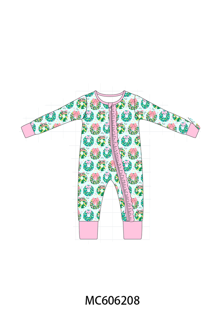 PO95 Green christmas wreath print collection- ETA December