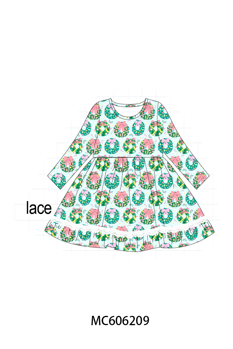 PO95 Green christmas wreath print collection- ETA December
