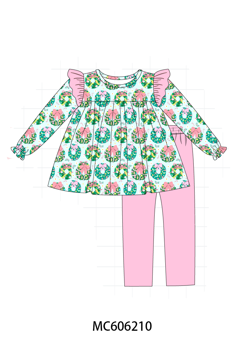 PO95 Green christmas wreath print collection- ETA December