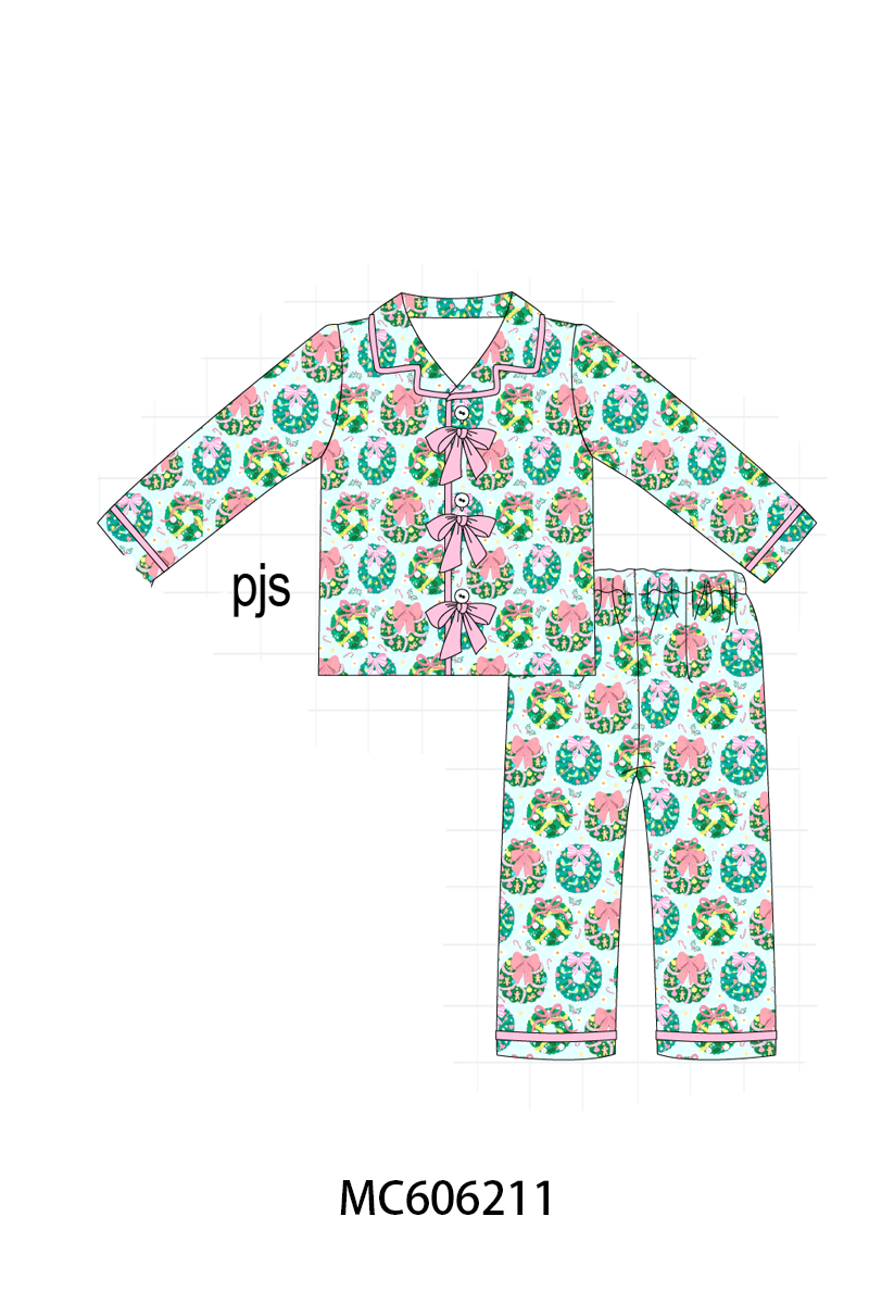 PO95 Green christmas wreath print collection- ETA December