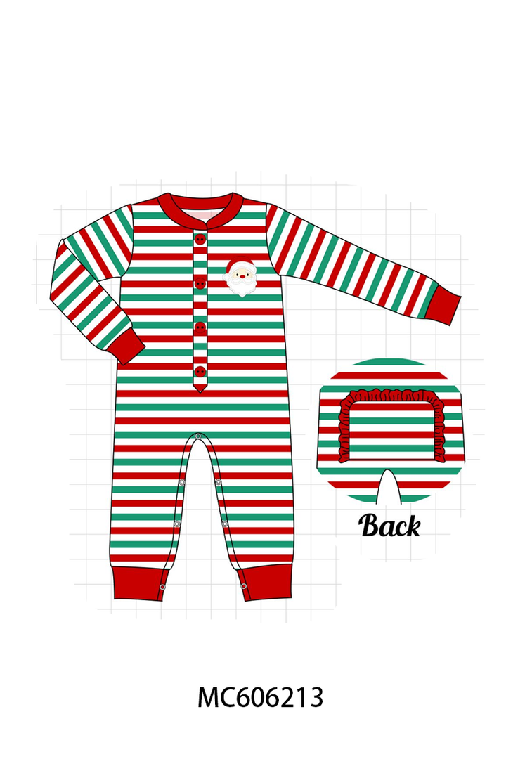 PO95 Red christmas santa claus stripe pajama collection- ETA December