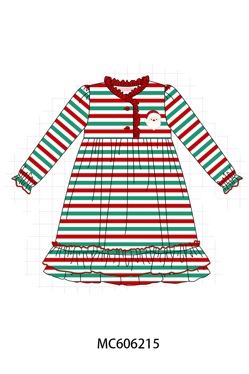 PO95 Red christmas santa claus stripe pajama collection- ETA December