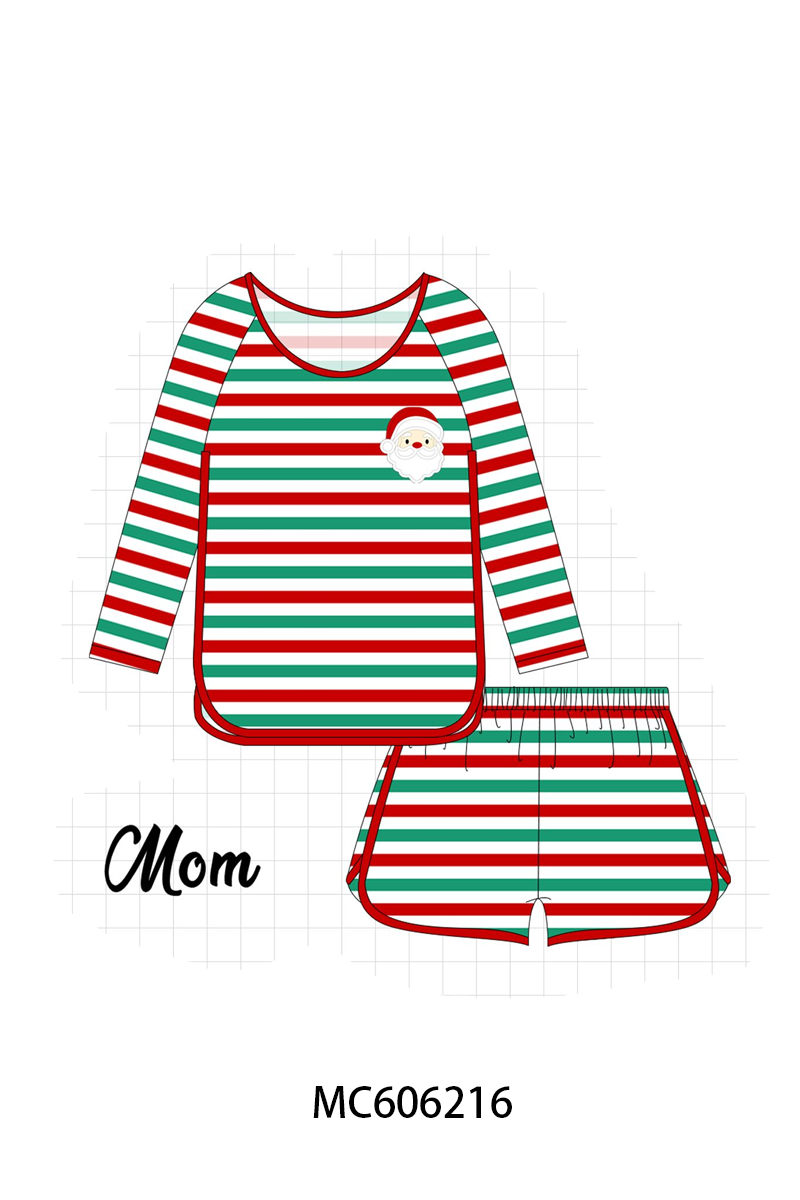 PO95 Red christmas santa claus stripe pajama collection- ETA December