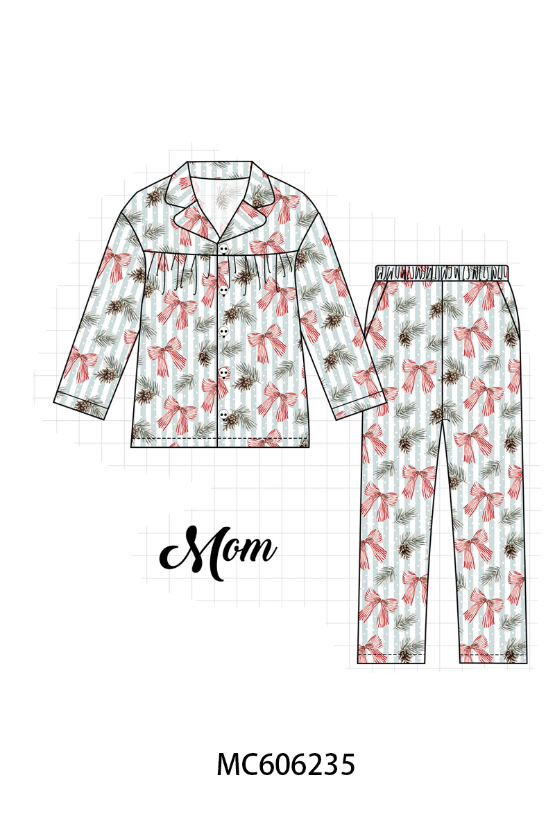 PO95 Sage bow print ruffle collection- ETA December