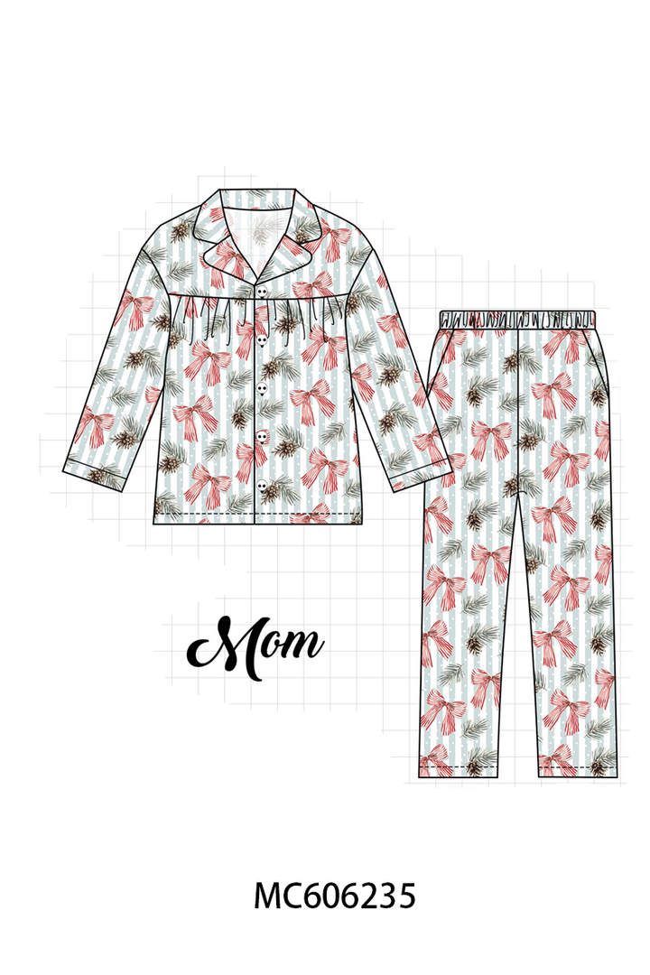 PO95 Sage bow print ruffle collection- ETA December