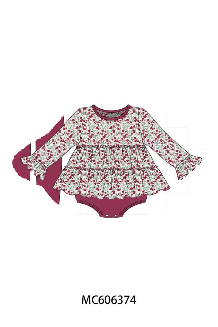 PO95 Christmas floral print tiered collection- ETA December
