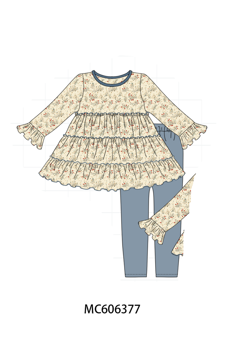 PO95 Christmas floral print tiered collection- ETA December