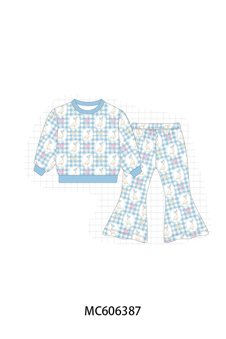 PO95 Pink&blue bow duck print collectIon- ETA December