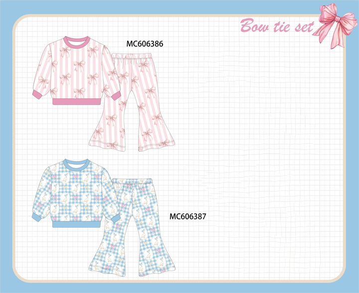 PO95 Pink&blue bow duck print collectIon- ETA December
