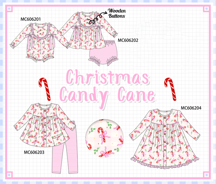 PO95 Pink christmas candy cane stripe collection- ETA December