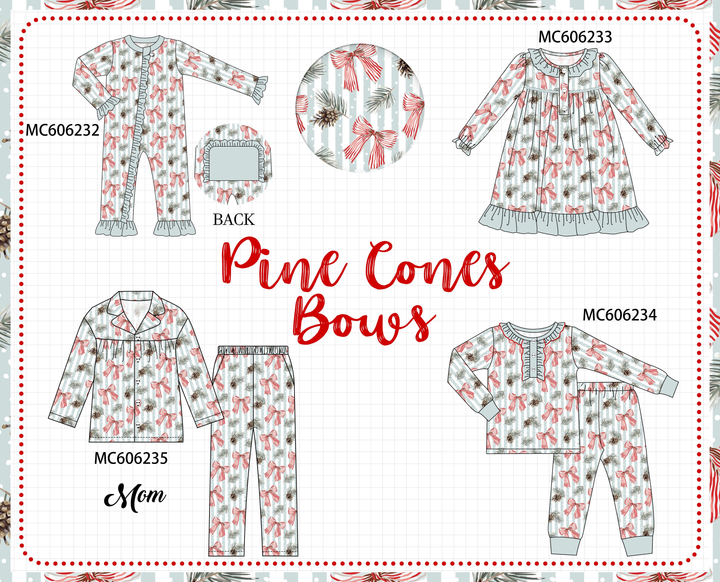 PO95 Sage bow print ruffle collection- ETA December