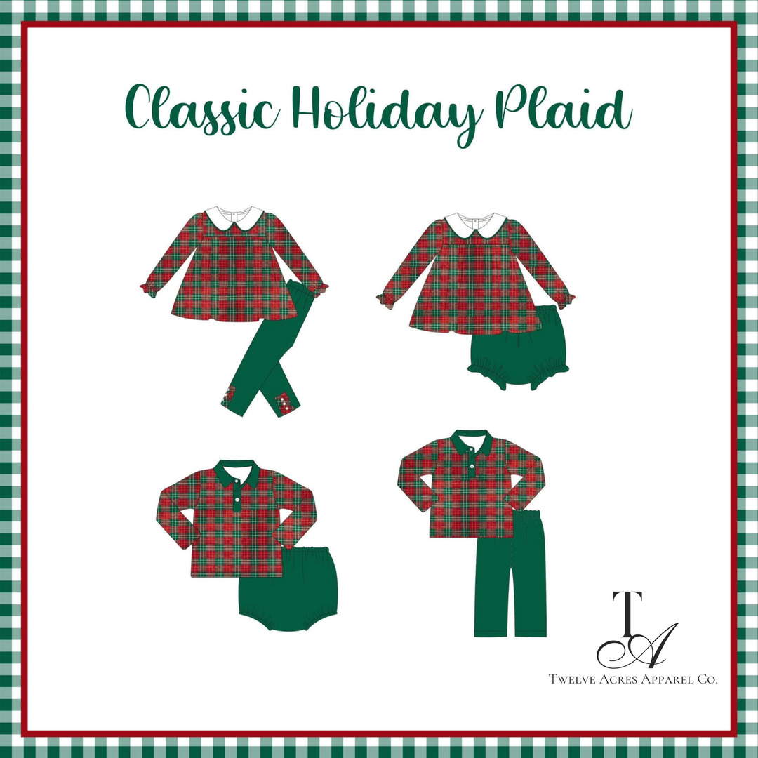 Classic Holiday Plaid PO- ETA Nov.