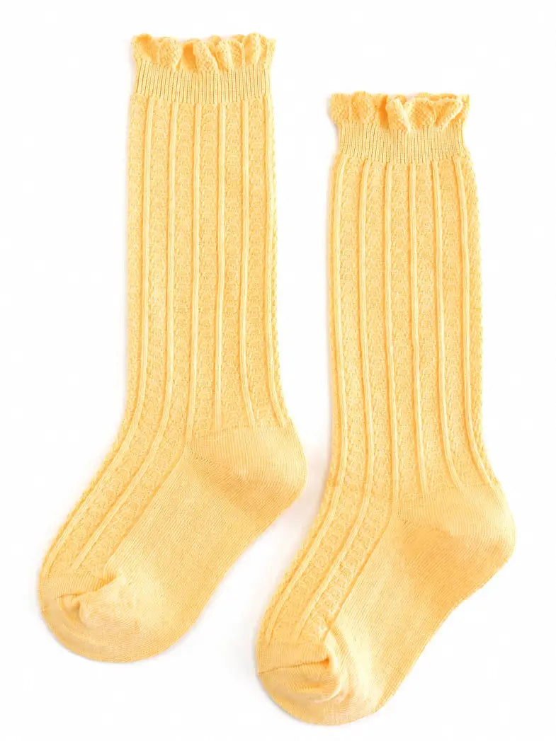 Sunshine Frill Knee High Socks