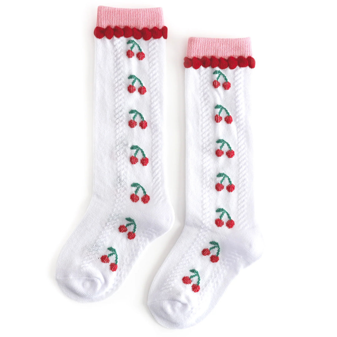 Cherry Knee High Socks