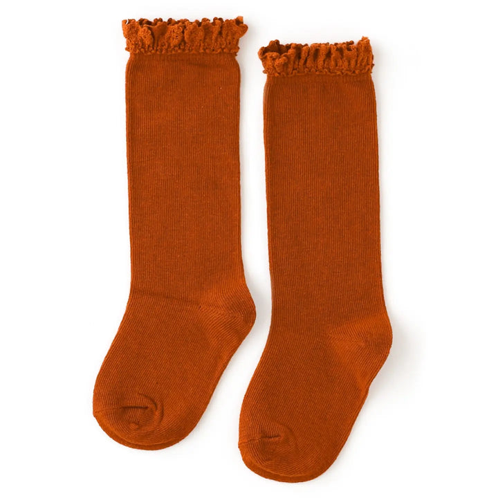 Lace Top Knee High Socks Pre-Order- ETA end of August