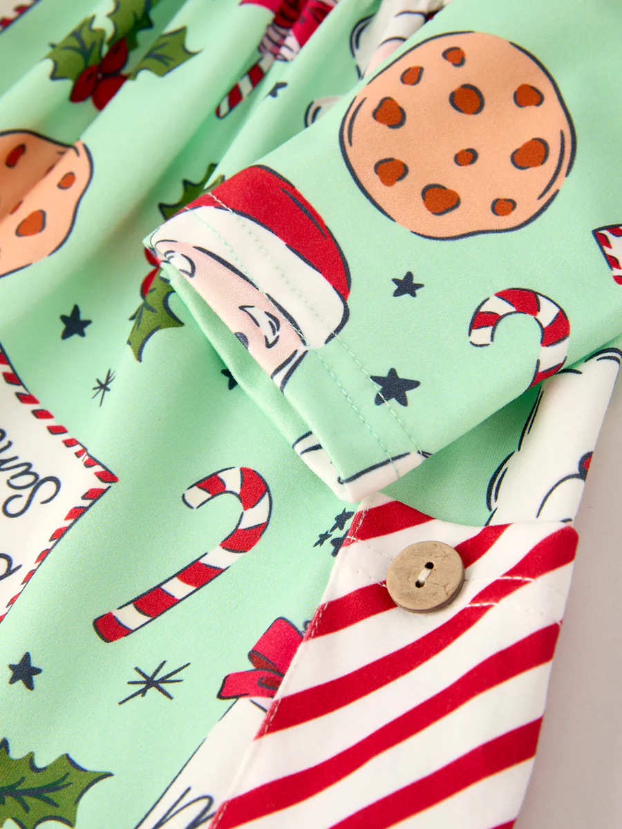 SANTA MILK AND COOKIES DRESS