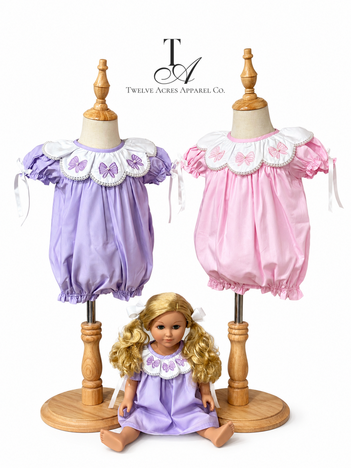 PETAL PEARL BOWS DOLLY & ME COLLECTION